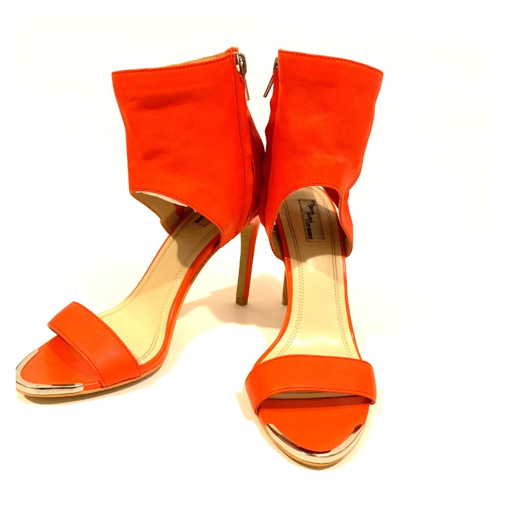 Steve Madden red leather sandals
